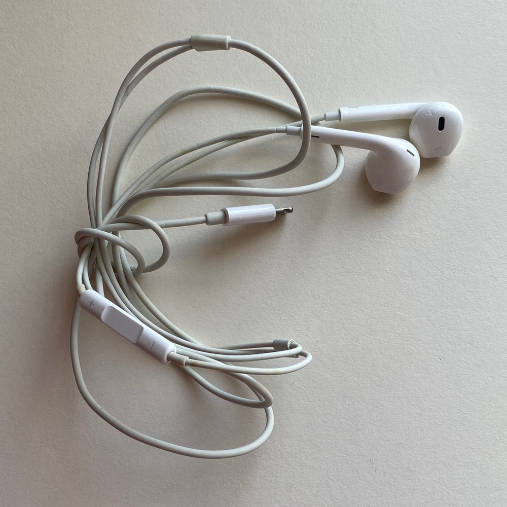 iPhone White Wired Headphones